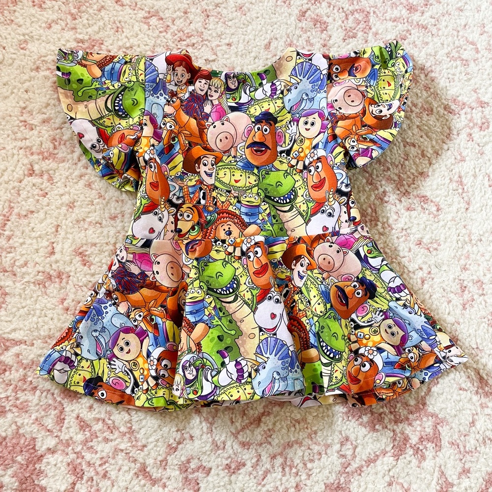 Toddler Girl Toy Story Disney Peplum Top